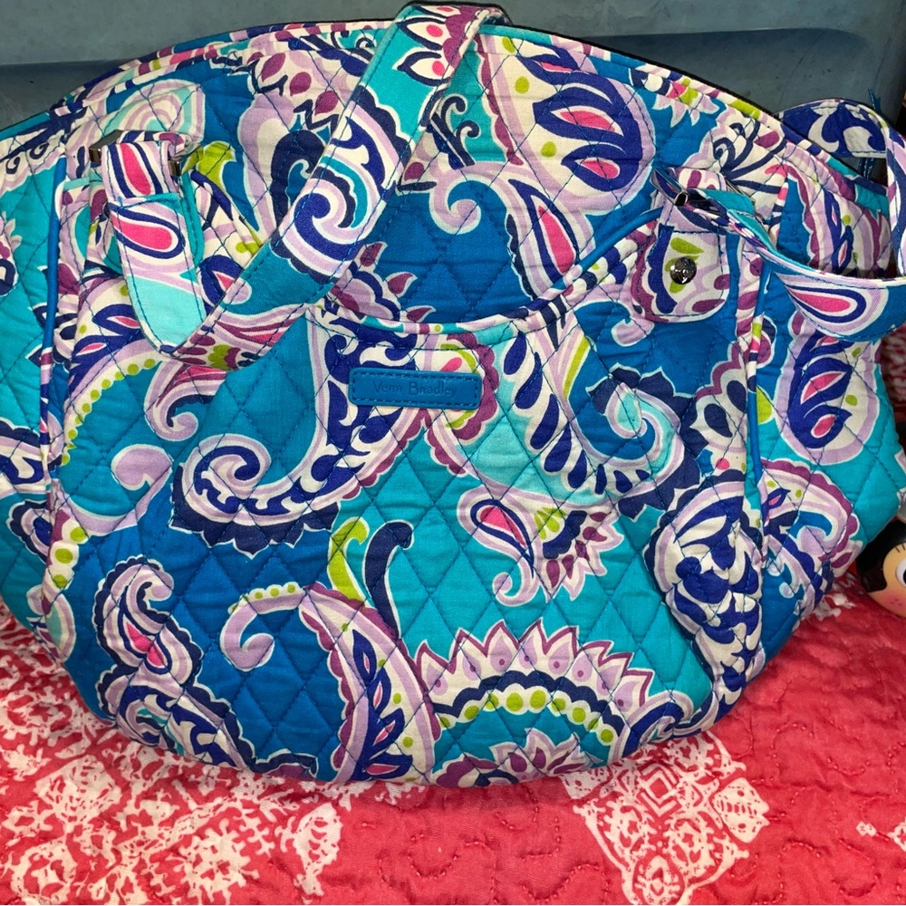 Vera Bradley Colorful Paisley Quilted Bag